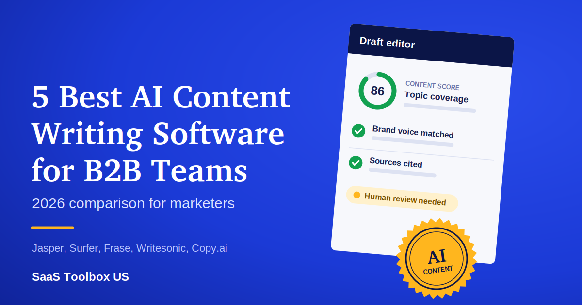 5 Best AI Content Writing Software for B2B Teams (2026)